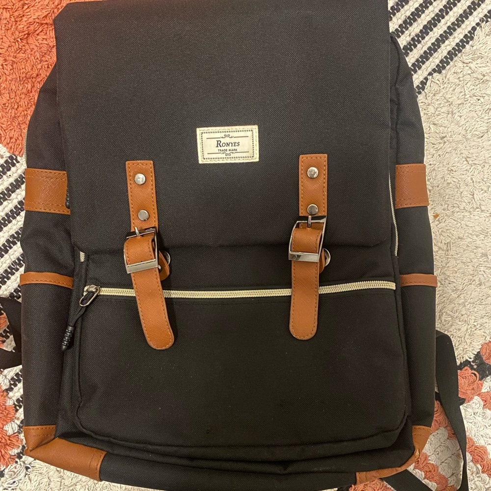 Black Laptop Backpack